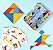 3d padrão de madeira animal jigsaw puzzle colorido tangram brinquedo crianças - Imagem 3