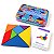 3d padrão de madeira animal jigsaw puzzle colorido tangram brinquedo crianças - Imagem 17
