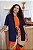 Camisa Viscose Azul Marinho Mar Noturno - Imagem 3