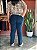 Calça Comfort Chino em Sarja com Elastano – Azul Marinho - Imagem 13
