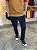 Calça Comfort Chino em Sarja com Elastano – Azul Marinho - Imagem 7