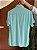 Camisa Linho Azul Piscina - Imagem 2