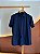 Camisa Linho Misto Azul Marinho - Imagem 2