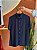 Camisa Linho Azul Marinho - Imagem 1