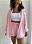 Camisa ML Linho Puro - Rosa - Imagem 1