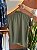 Camisa Linho Misto Verde Militar - Imagem 3