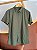 Camisa Linho Misto Verde Militar - Imagem 1