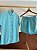 KIT: Camisa + Short linho Azul Piscina - Imagem 8