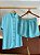 KIT: Camisa + Short linho Azul Piscina - Imagem 11