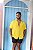 Camisa Viscose Amarelo Cuscuz - Imagem 4