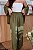 Calça Pantalona - Verde Musgo - Imagem 9