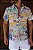 Camisa Texturizada Anarruga - Aquarela de Verão - Imagem 1