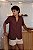 Camisa Texturizada Viscose Premium - Marrom Café - Imagem 5