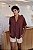 Camisa Texturizada Viscose Premium - Marrom Café - Imagem 6