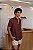 Camisa Texturizada Viscose Premium - Marrom Café - Imagem 1