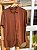Camisa Viscose Marrom Cacau - Imagem 5