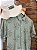 Camisa Linho Bordado Costela de Adão Verde - Imagem 7