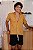 Camisa Texturizada Tricô Havana - Mostarda - Imagem 8
