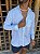 Camisa ML Veraneio - Listra Azul - Imagem 5