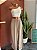 Calça Pantalona Viscose - Bege - Imagem 4