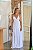 [COLORIDA] Vestido Longo Pipa Branco - Imagem 1