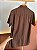 Camisa Linho Misto Marrom Café - Imagem 3