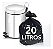 Saco De Lixo Forte Preto 20 Litros 45cm X 55cm 100 Uni - Imagem 5