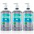 Álcool Em Gel Antisséptico 420gr Asseptgel Fresh Blue Kit 3 - Imagem 1