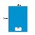Caderno Brochura Capa Dura Azul 14x21 96 Folhas Kit 3 - Imagem 2