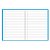 Caderno Brochura Capa Dura Azul 14x21 96 Folhas Kit 5 - Imagem 5