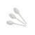 Colher De Sobremesa Biodegradável 50u Kit 3 - Imagem 1