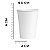 Copo De Papel Biodegradavel 200ml Branco Com 50und Kit 3 - Imagem 6