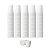 Copo De Papel Biodegradavel 200ml Branco Com 50und Kit 5 - Imagem 1