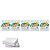 Guardanapo Santepel 50 Folhas Simples 24x22 Kit 5 - Imagem 1