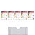 Quadro de Aviso A5 Dello 210x150x5mm Kit 5 - Imagem 1