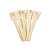 Garfo De Madeira Biodegradável Para Refeição 16cm 50U Kit 3 - Imagem 2