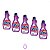 LIMPADOR PERFUMADO CASA E PERFUME PASSIONE Kit 5 - Imagem 1