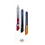 Estilete Colorido Lâmina Fina Cis 120Bp Kit 3 - Imagem 1