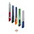 Estilete Colorido Lâmina Fina Cis 120Bp Kit 5 - Imagem 1