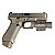 Lanterna p/ Pistola Ambidestra c/ Laser Olight Baldr RL TAN - Imagem 9