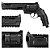 Umarex- T4E HDR Defense Revolver cal .68 Paintiball - Imagem 1