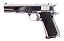 PISTOLA KROWN LAND SRC CO2 4,5MM KL-1911 AR PRATA - Imagem 1