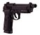 PISTOLA KROWN LAND SRC CO2 4,5MM KL-9 A3 BLOWBACK PRETA - Imagem 4