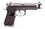 PISTOLA WE CO2 4,5MM M9A1 PRATA - Imagem 2