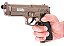 PISTOLA DE CARGA CYBERGUN SWISS ARMS CO2 4.5MM SA92 SLIDE FIXO TAN - Imagem 2