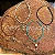 Colar de Couro Country Cranio LongHorn - Diversas Cores Dourado - Imagem 1