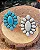 Bracelete Flor - Turquesa e Silver - Imagem 1