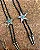 Colar Couro Country Gravata Bolo Tie - Estrela - Imagem 1