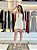 VESTIDO CURTO METALIZADO PRATA - Imagem 1