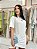 T-SHIRT OVERSIZED COM PLACA JEANS OFF WHITE - Imagem 1